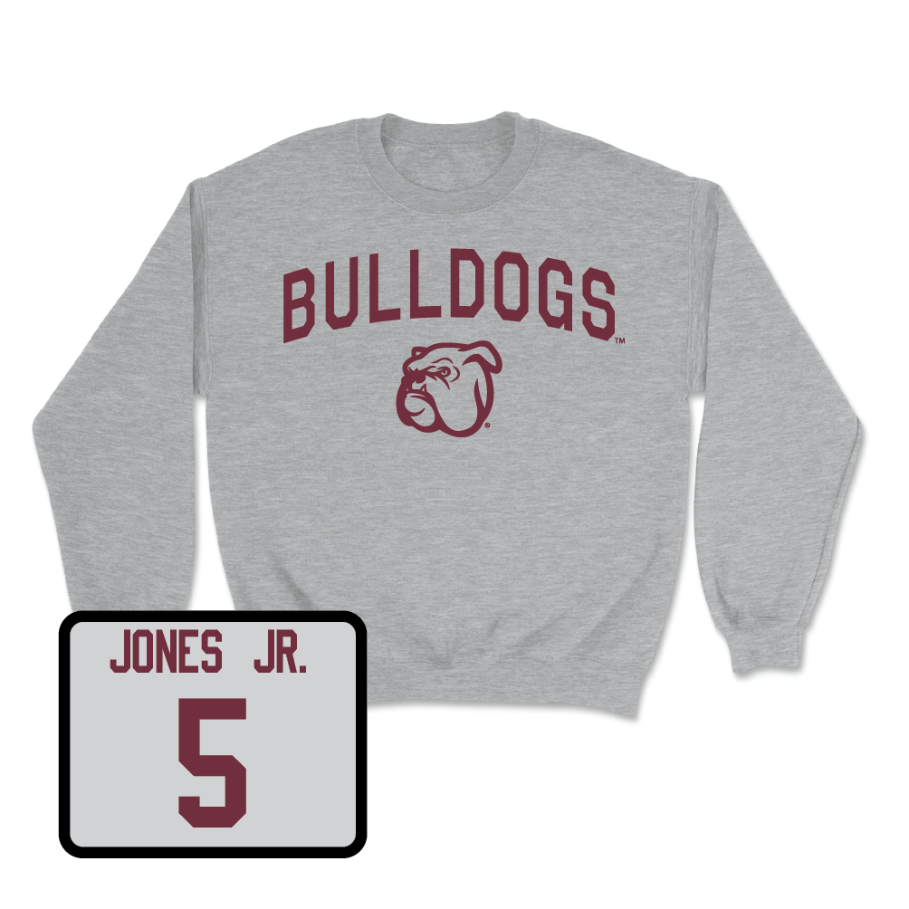 Sport Grey Men's Basketball Bulldogs Crew - Shawn Jones Jr.