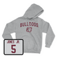 Sport Grey Men's Basketball Bulldogs Hoodie - Shawn Jones Jr.