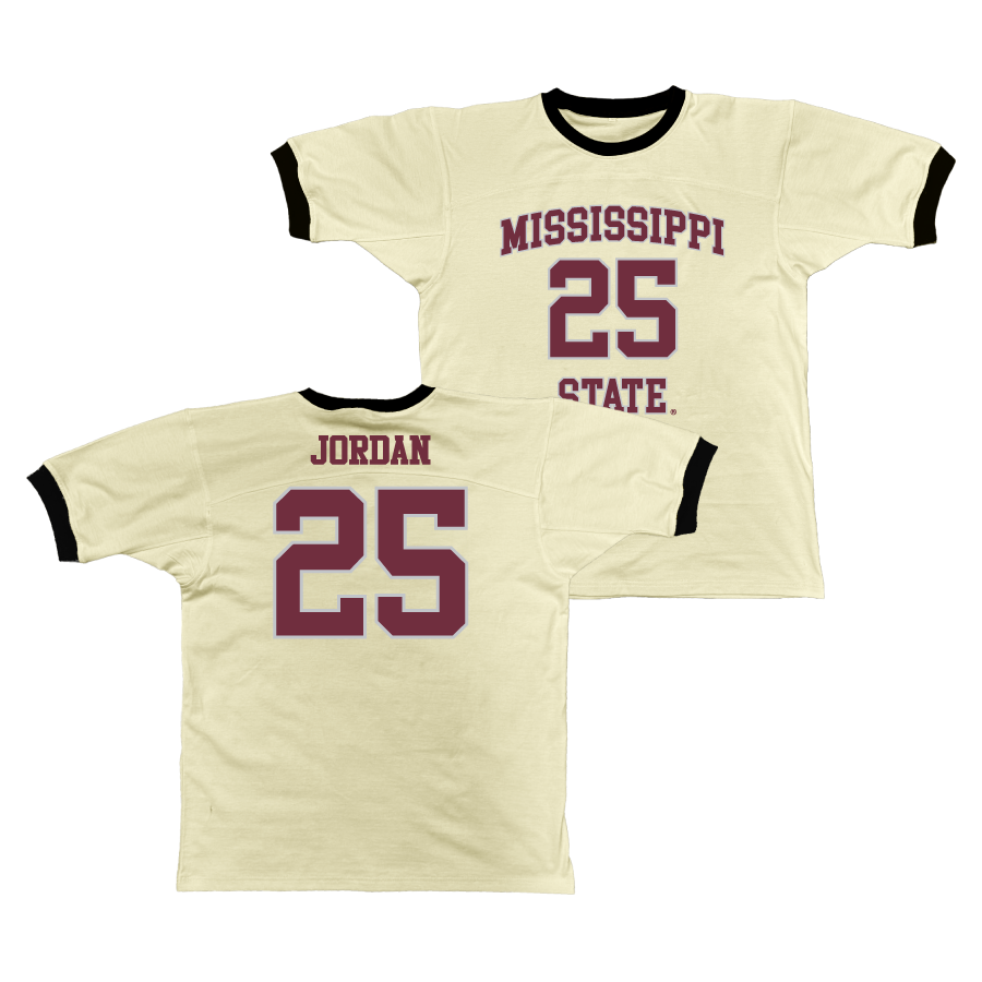 Mississippi State Retro Ringer Tee - Jerkaila Jordan