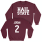 Maroon Women's Basketball Hail Crew - Jerkaila Jordan