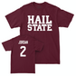 Maroon Women's Basketball Hail Tee - Jerkaila Jordan