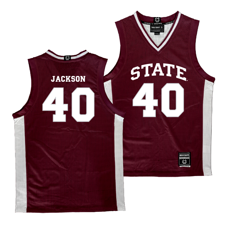 Mississippi State Men's Basketball Maroon Jersey  - Trey Jackson