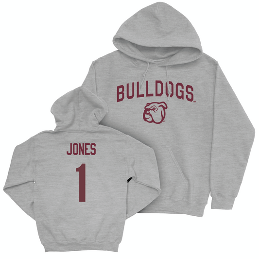 Sport Grey Football Bulldogs Hoodie - Kelley Jones