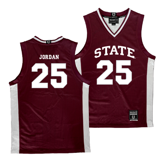 Mississippi State Women's Basketball Maroon Jersey - Jerkaila Jordan | #25