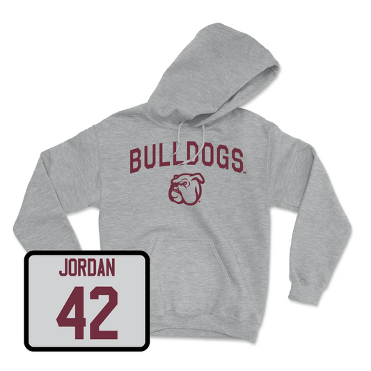 Sport Grey Baseball Bulldogs Hoodie  - Dakota Jordan