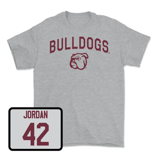 Sport Grey Baseball Bulldogs Tee  - Dakota Jordan