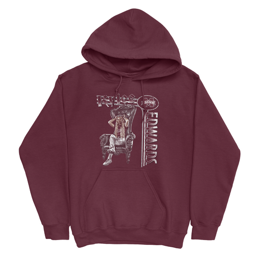 EXCLUSIVE RELEASE: Kylee Edwards Illustrated Maroon Hoodie