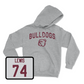 Sport Grey Football Bulldogs Hoodie  - Jimothy Lewis