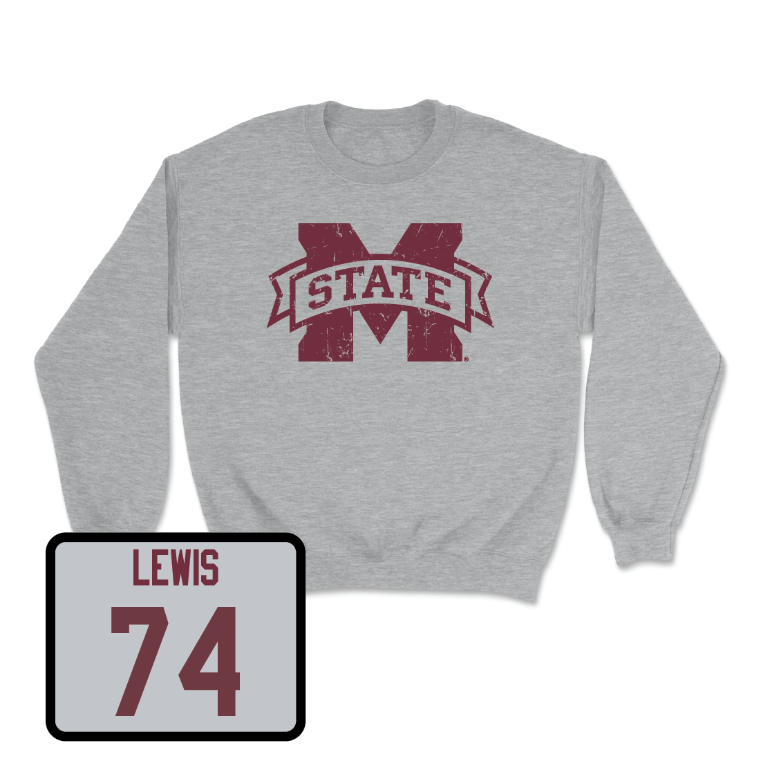 Sport Grey Football Classic Crew  - Jimothy Lewis