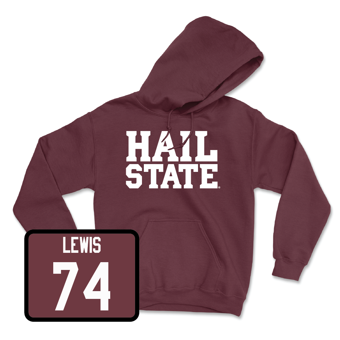 Maroon Football Hail Hoodie  - Jimothy Lewis