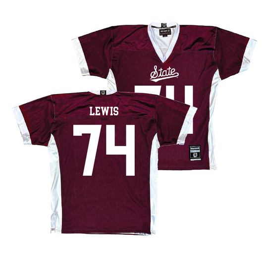 Maroon Mississippi State Football Jersey  - Jimothy Lewis