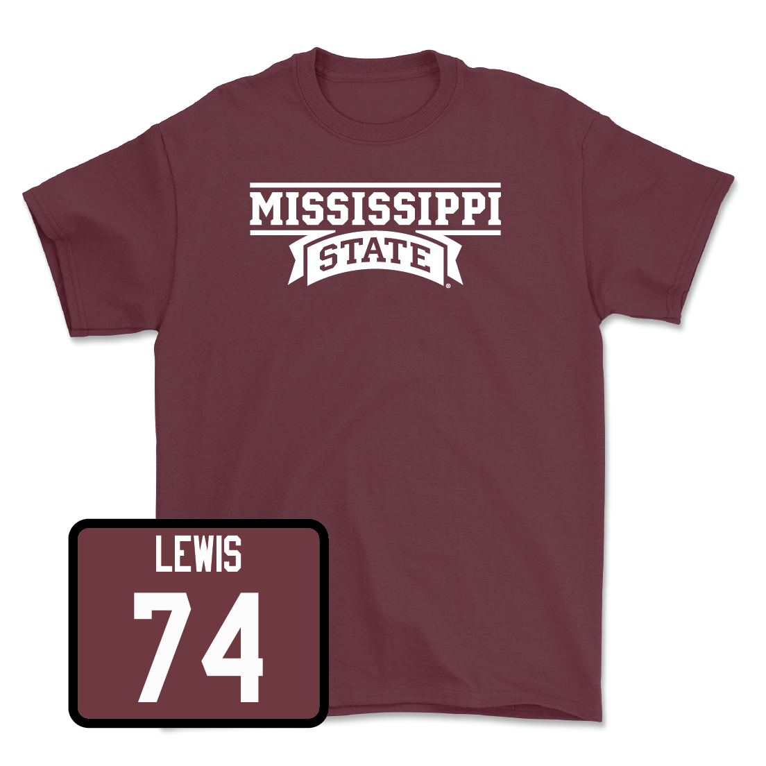 Maroon Football Team Tee  - Jimothy Lewis