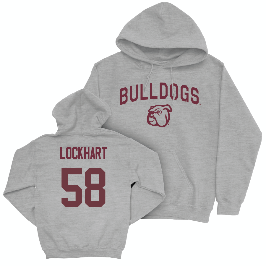 Sport Grey Football Bulldogs Hoodie   - TJ Lockhart