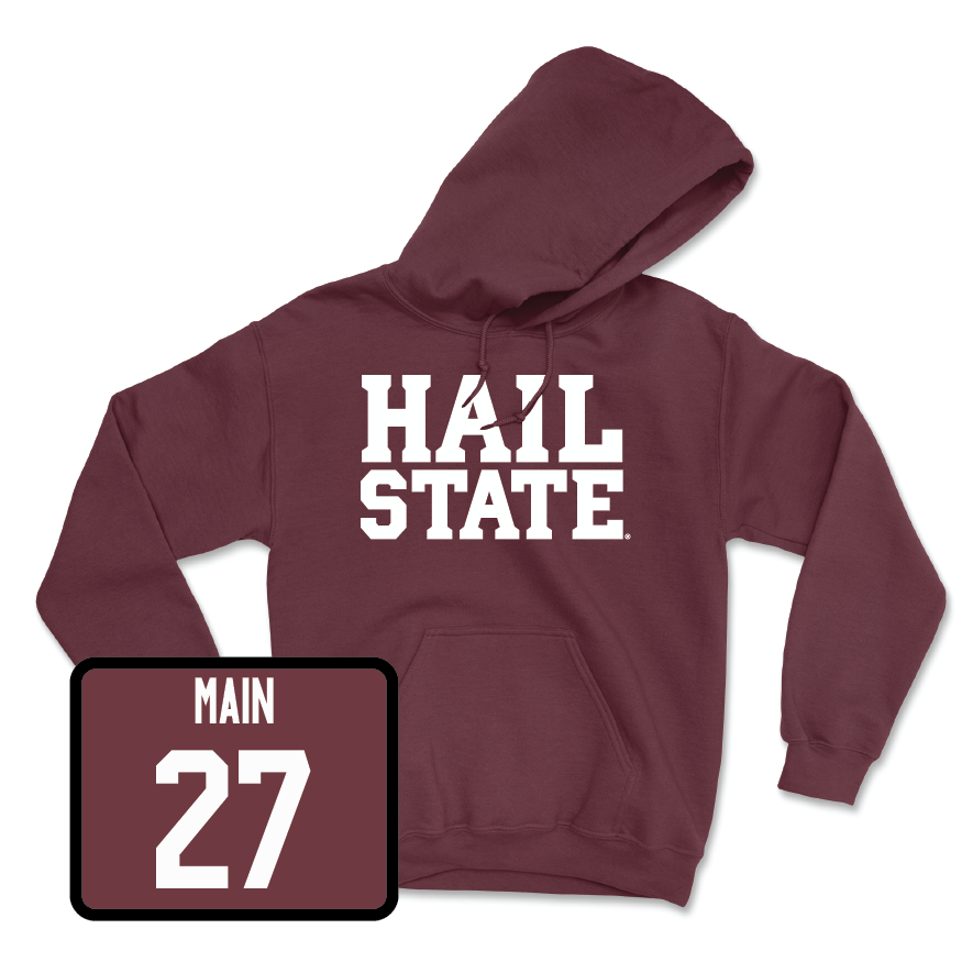 Maroon Women's Soccer Hail Hoodie - Zoe Main