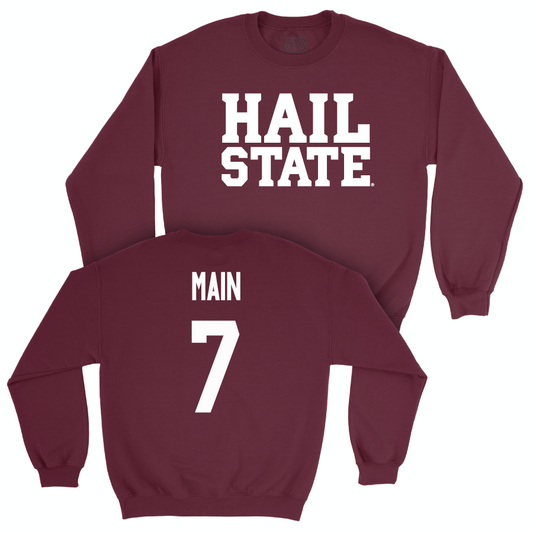 Maroon Women's Soccer Hail Crew - Zoe Main