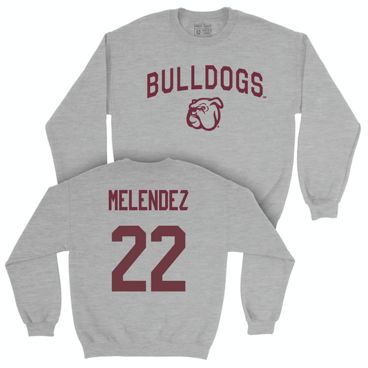 Sport Grey Men's Basketball Bulldogs Crew  - RJ Melendez