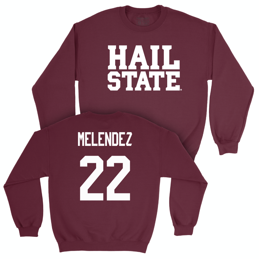 Maroon Men's Basketball Hail Crew  - RJ Melendez