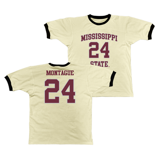 Mississippi State Retro Ringer Tee - Quanirah Montague