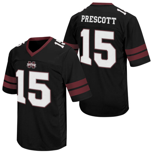 Mississippi State Bulldogs Dak Prescott Throwback Jersey by Retro Brand