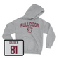 Sport Grey Football Bulldogs Hoodie Youth Small / Andrew Osteen | #81