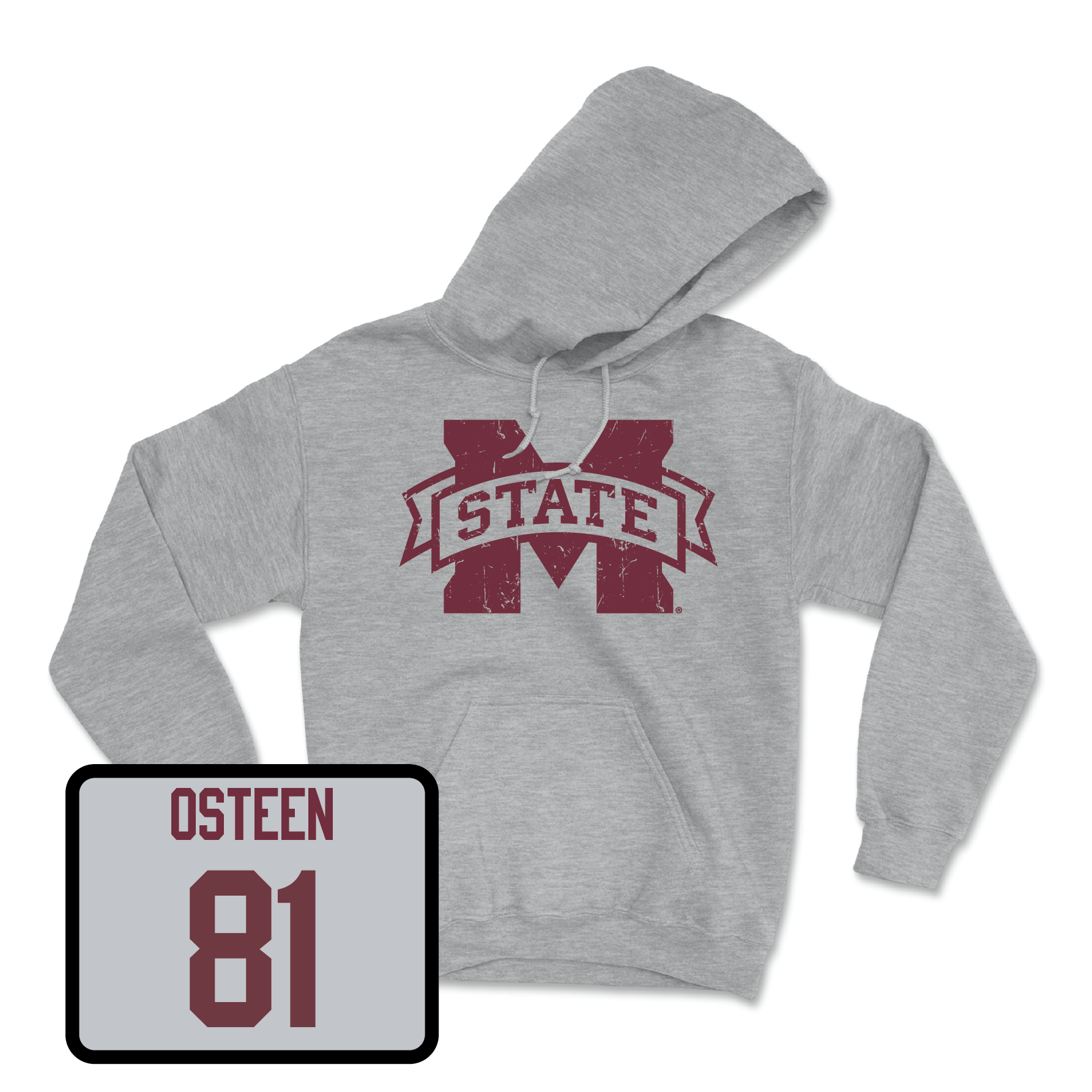 Sport Grey Football Classic Hoodie Small / Andrew Osteen | #81