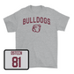 Sport Grey Football Bulldogs Tee Youth Large / Andrew Osteen | #81