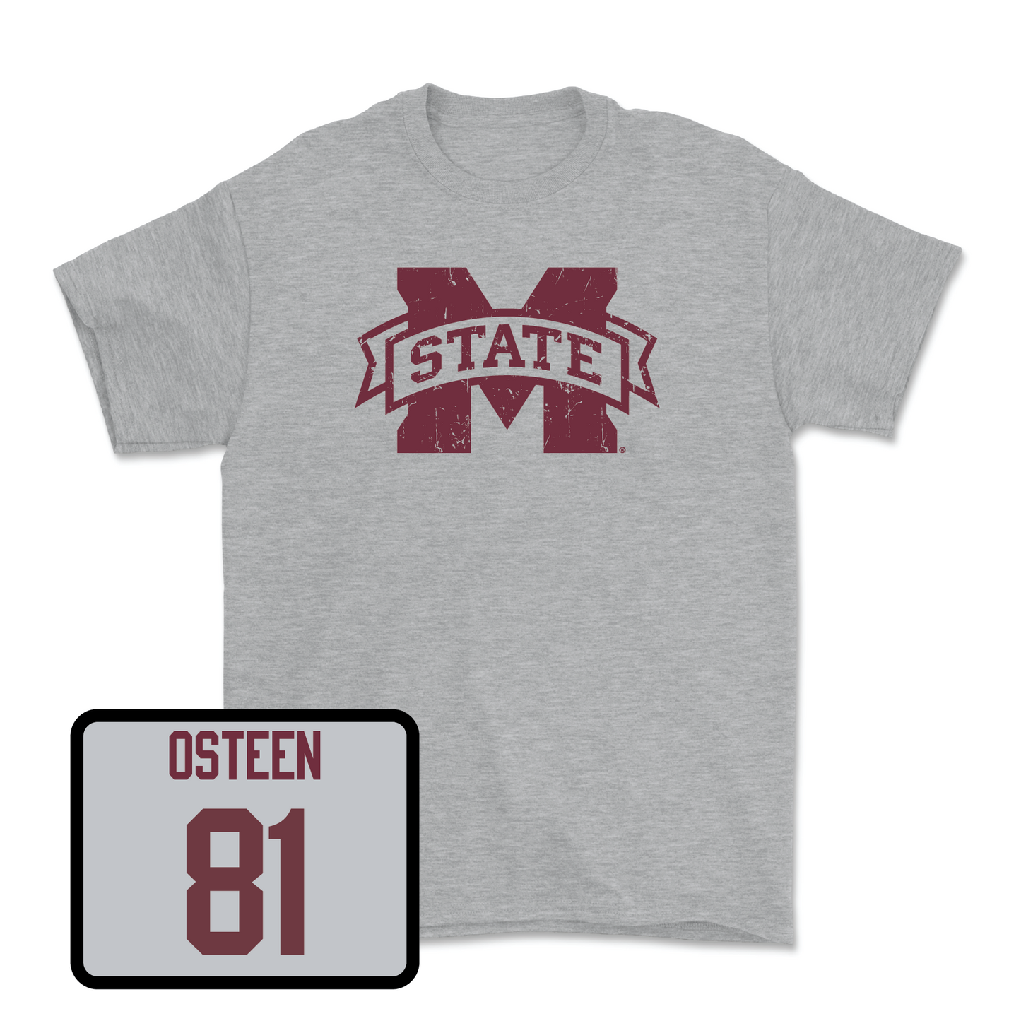 Sport Grey Football Classic Tee Youth Small / Andrew Osteen | #81