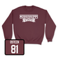Maroon Football Team Crew Youth Large / Andrew Osteen | #81