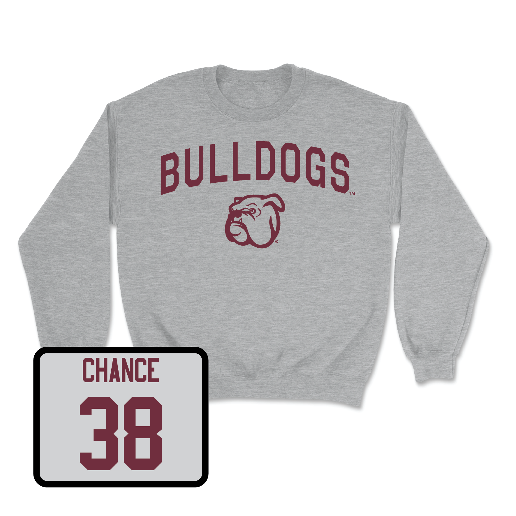 Sport Grey Baseball Bulldogs Crew Small / Bryce Chance | #38