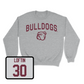 Sport Grey Baseball Bulldogs Crew Large / Bradley Loftin | #30
