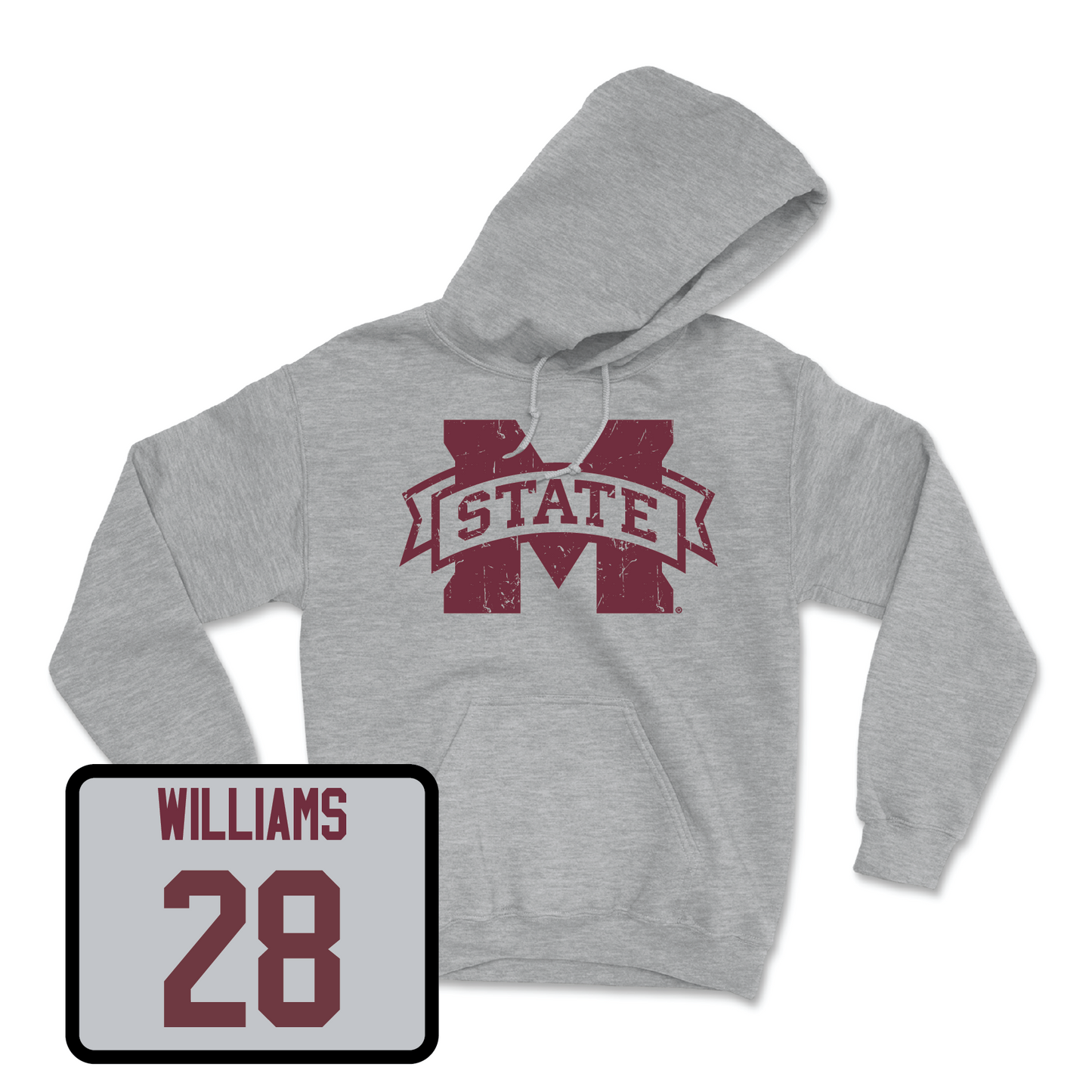 Sport Grey Football Classic Hoodie Youth Large / Brinston Williams | #28