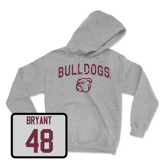 Sport Grey Football Bulldogs Hoodie Youth Small / Caleb Bryant | #48