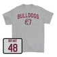 Sport Grey Football Bulldogs Tee Youth Large / Caleb Bryant | #48