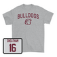 Sport Grey Baseball Bulldogs Tee 3X-Large / Cole Cheatham | #16