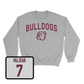 Sport Grey Baseball Bulldogs Crew X-Large / Connor Hujsak | #7