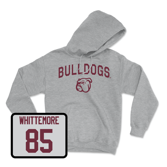 Sport Grey Football Bulldogs Hoodie Youth Small / Creed Whittemore | #85