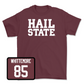 Maroon Football Hail Tee 2X-Large / Creed Whittemore | #85