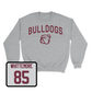 Sport Grey Football Bulldogs Crew Youth Medium / Creed Whittemore | #85