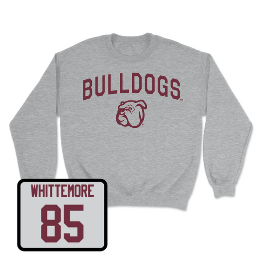 Sport Grey Football Bulldogs Crew Youth Small / Creed Whittemore | #85