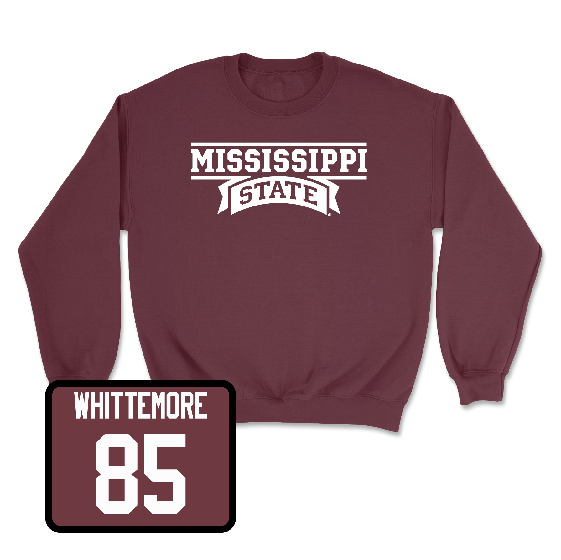 Maroon Football Team Crew Small / Creed Whittemore | #85