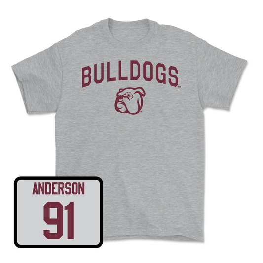 Sport Grey Football Bulldogs Tee Youth Small / Deonte Anderson | #91
