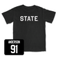 Black Football State Tee Youth Large / Deonte Anderson | #91