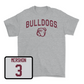 Sport Grey Baseball Bulldogs Tee Small / David Mershon | #3