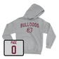 Sport Grey Football Bulldogs Hoodie 4X-Large / DeShawn Page | #0