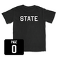 Black Football State Tee Youth Large / DeShawn Page | #0