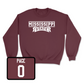 Maroon Football Team Crew Youth Large / DeShawn Page | #0