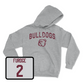 Sport Grey Football Bulldogs Hoodie Small / Esaias Furdge | #2