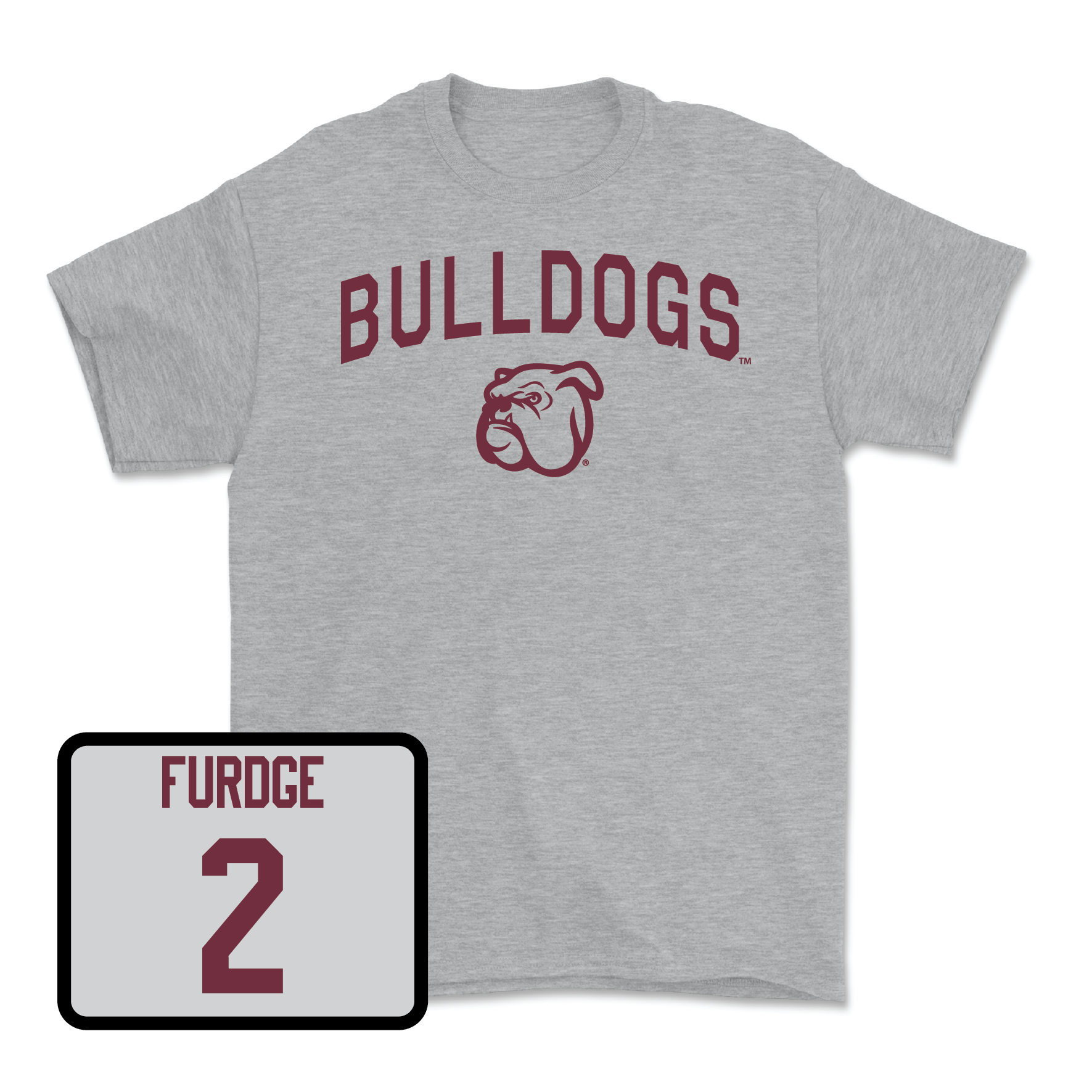 Sport Grey Football Bulldogs Tee 3X-Large / Esaias Furdge | #2