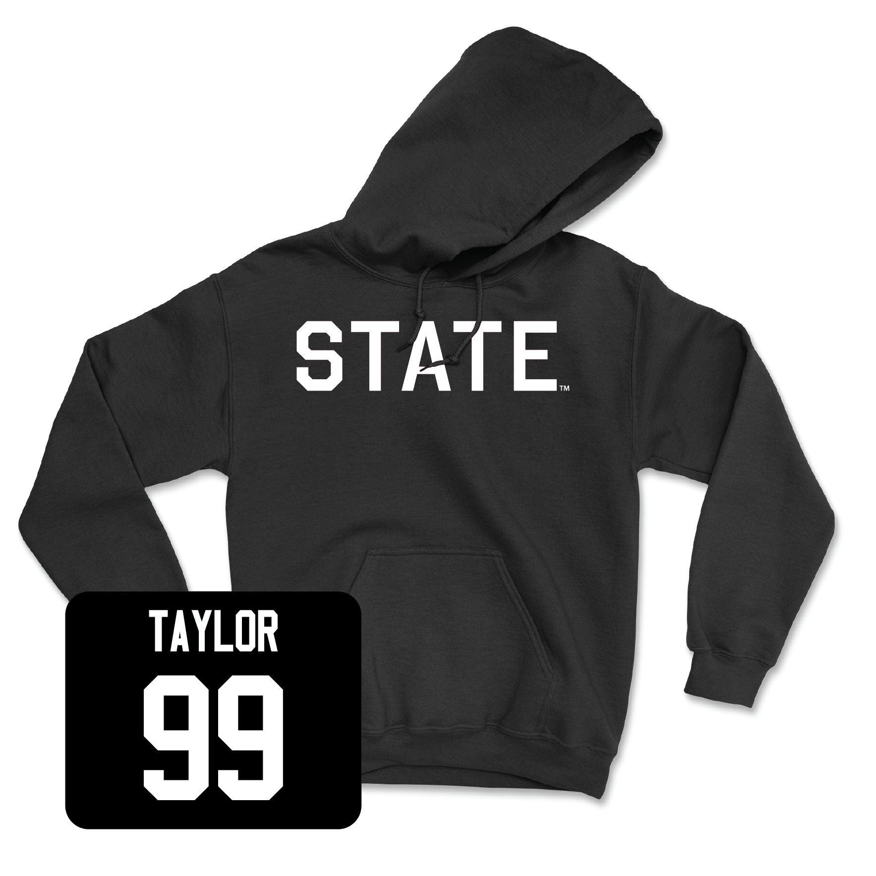 Black Football State Hoodie Small / Eric Taylor | #99