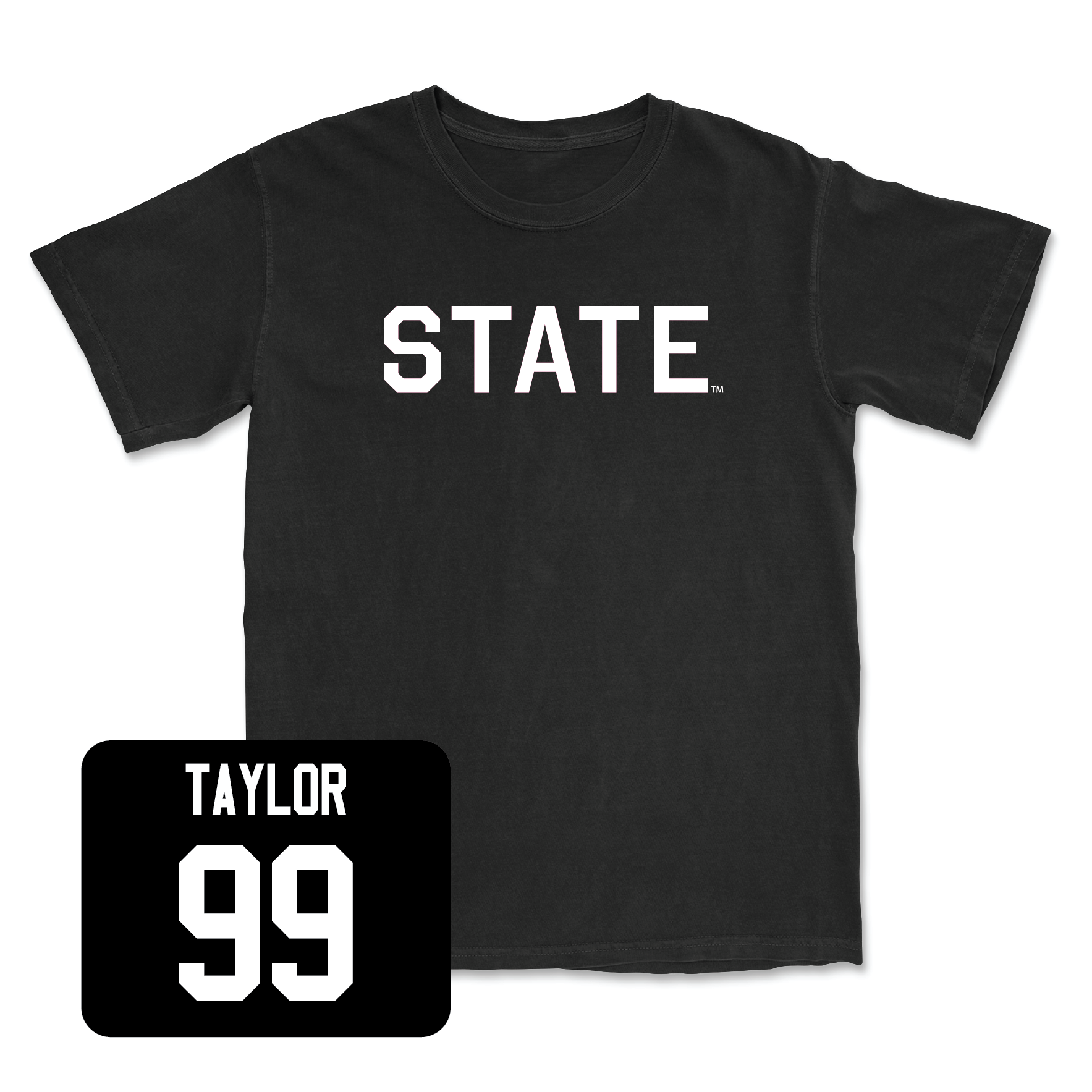 Black Football State Tee Youth Large / Eric Taylor | #99